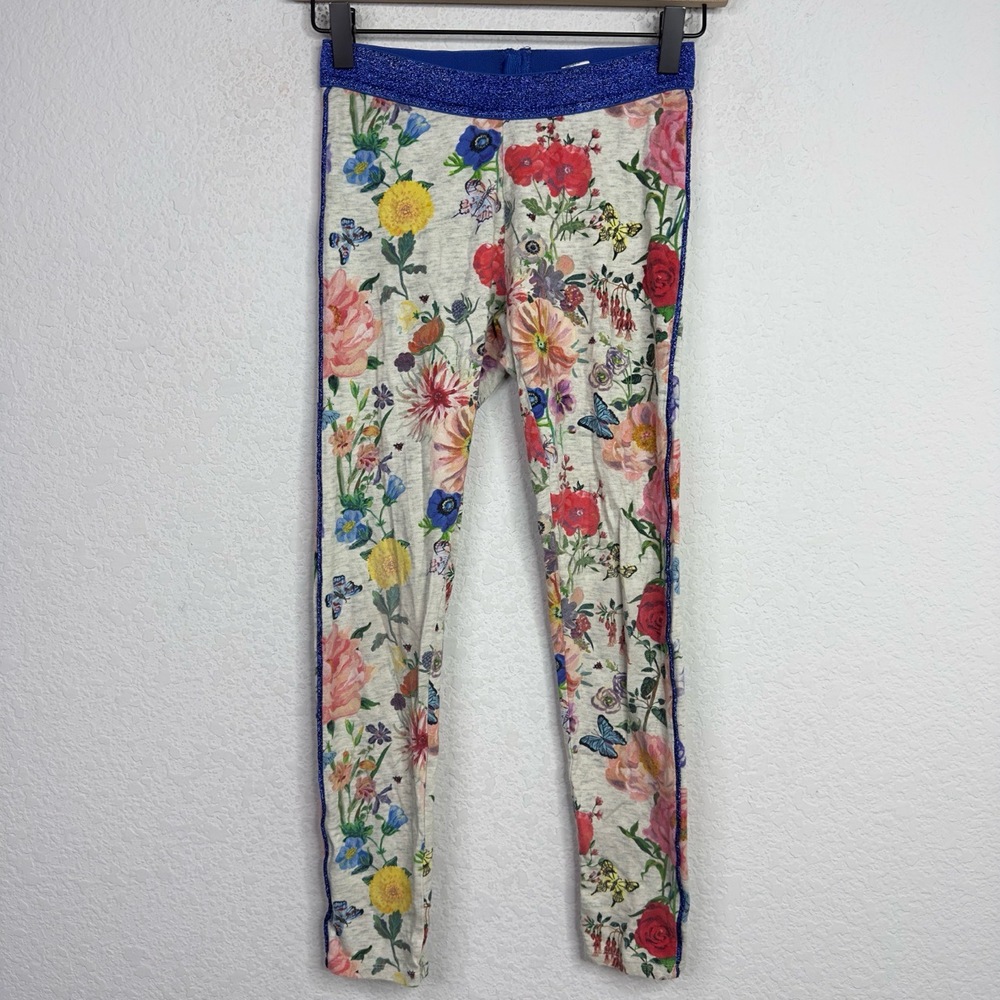Nathalie Lété x H&M Pants Girls 11-12 Floral Butterfly Glitter Fairy Leggings